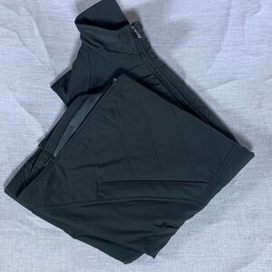 Peter Millar Mens Quilted Vest XL Dark Olive Green Full Zip Diamond Pattern